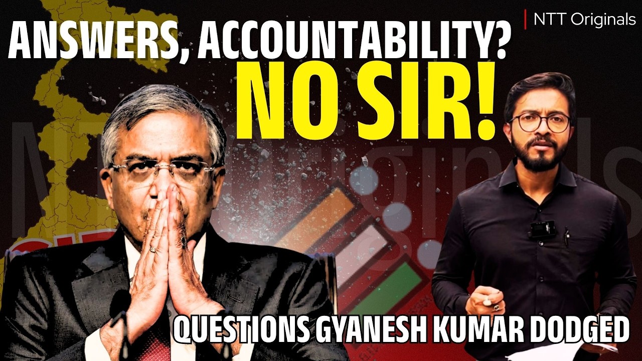 No Answers for Bengal, Only Smiles? SIR Questions EC Gyanesh Kumar Ducked