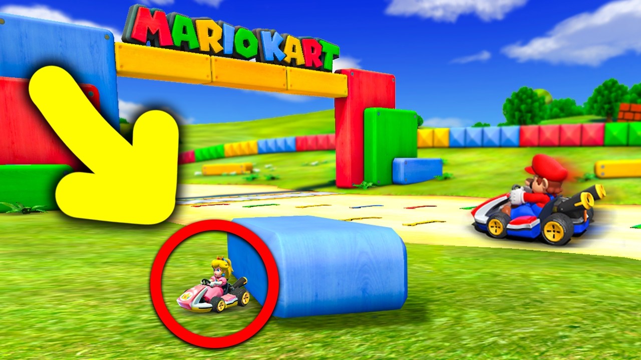 TINY Hide & Seek in Mario Kart!