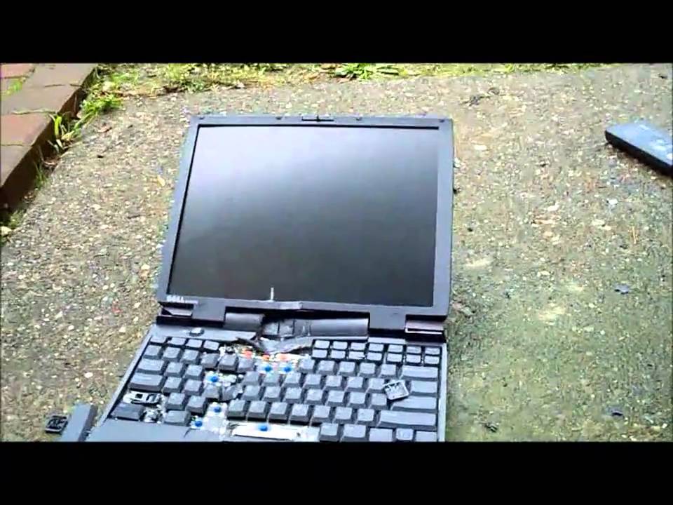 Dell Laptop Destruction