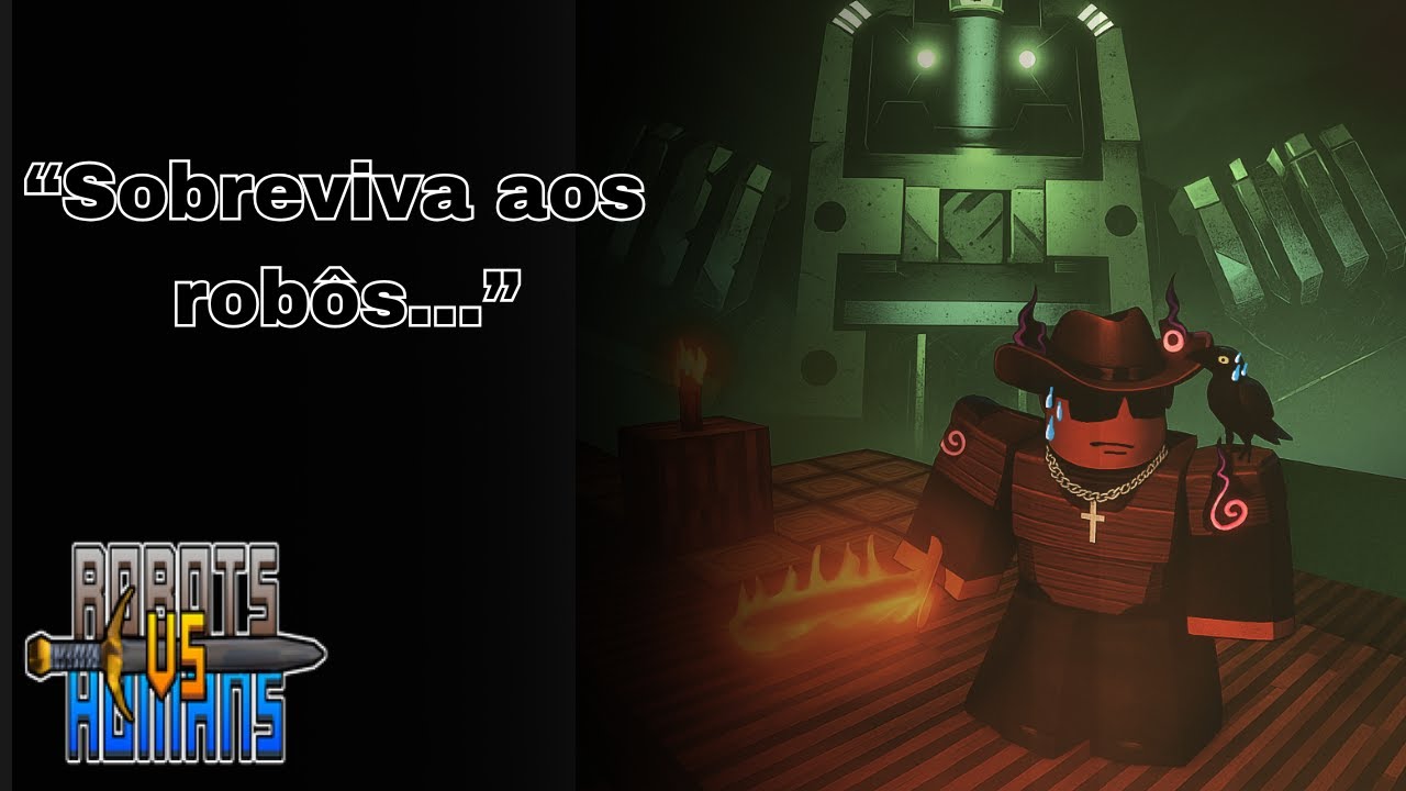 Jogando o creeper chaos de robôs... | roblox Robots vs Humans
