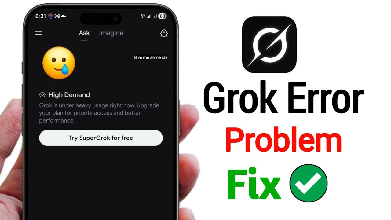 Fix Grok High Demand Error (2026) | Grok Not Working Problem Solved ✅