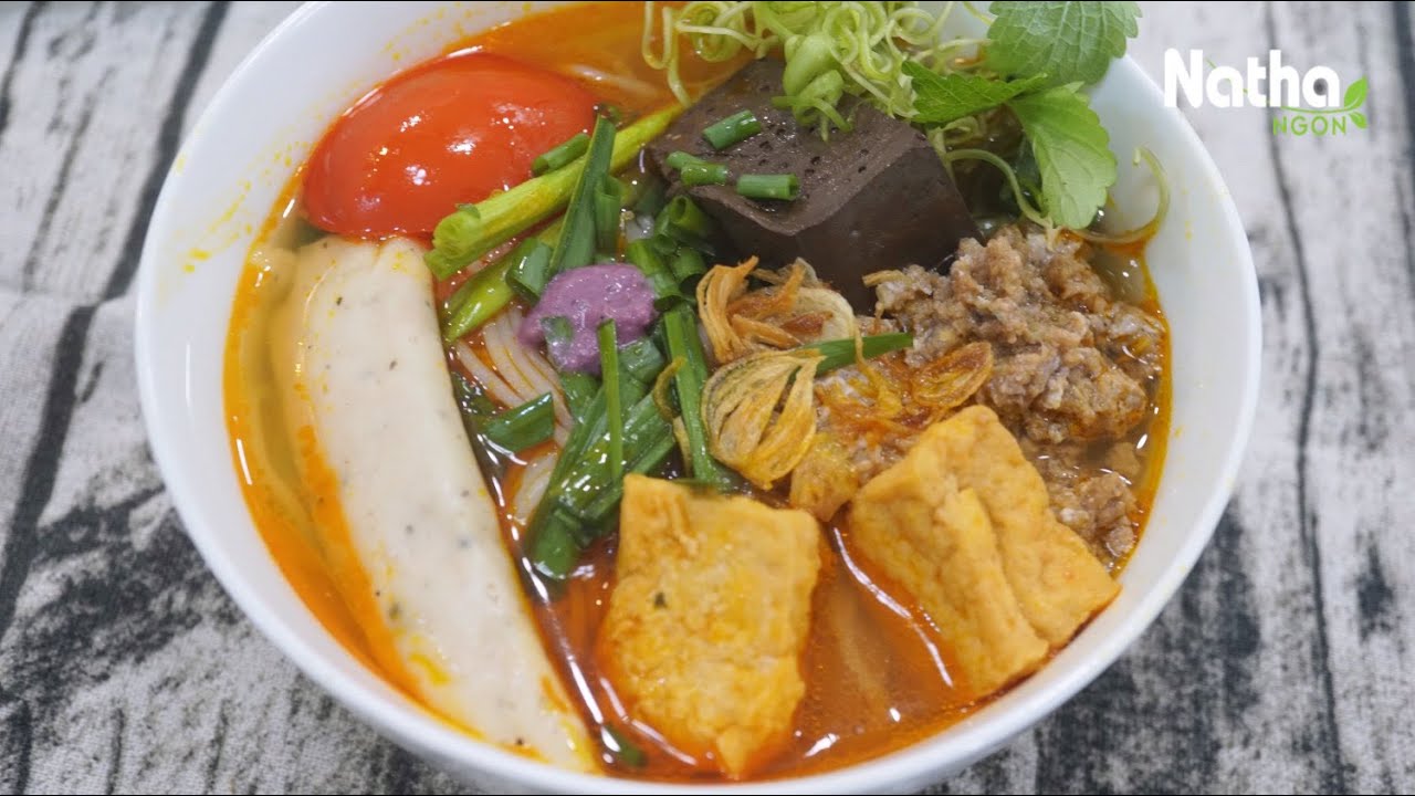 Bún riêu bình dân thơm như ngoài tiệm, càng bán càng đắt hàng || Natha Food