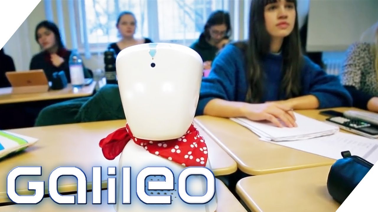 Mit Roboter "Ivi" können schwerkranke Schüler wieder zur Schule gehen! | Galileo | ProSieben