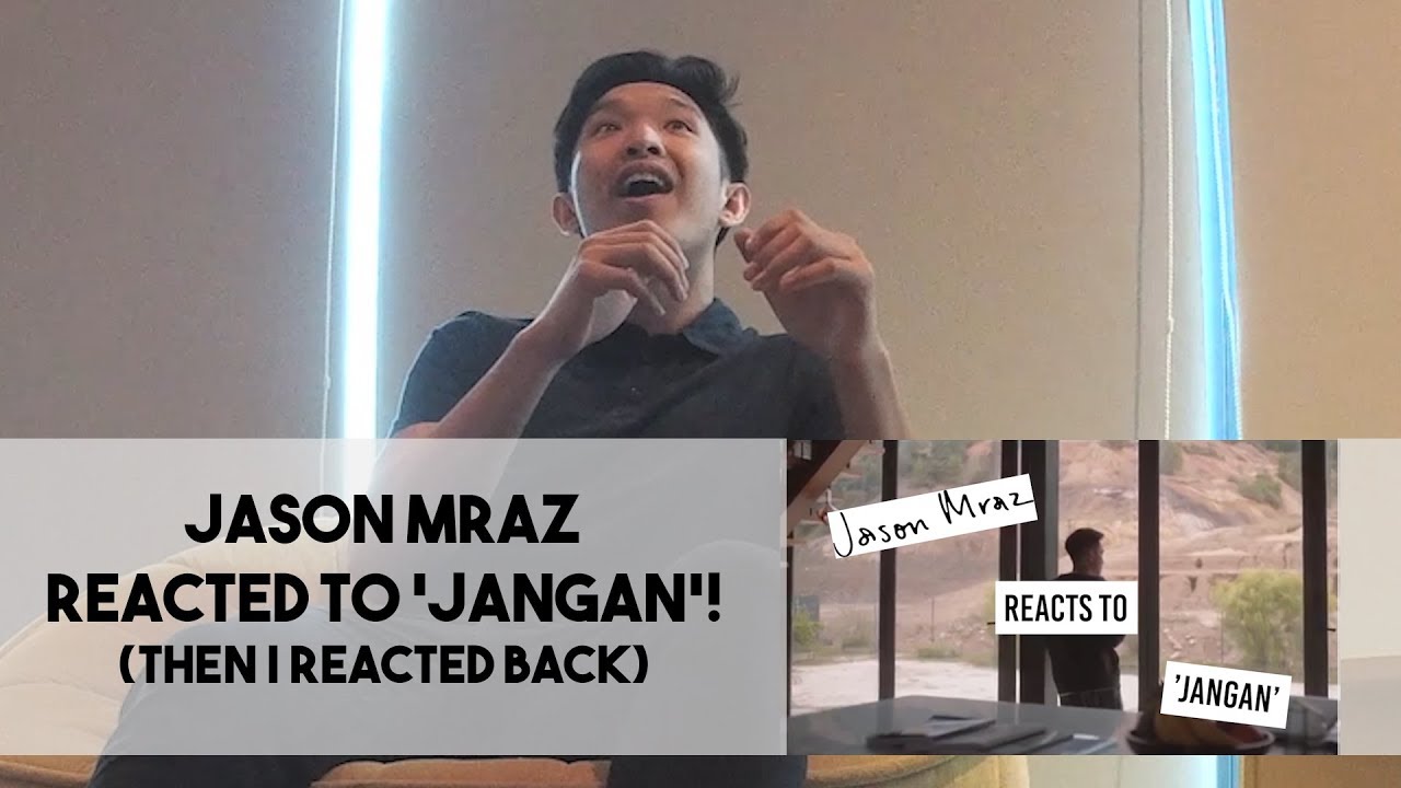 Jason Mraz reacts to Aziz Harun's 'Jangan'