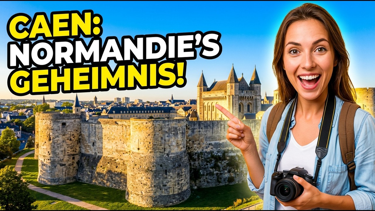 Caen, Frankreich Entdecken | 4k Video Ultra Hd 60fps | Das dynamische Herz der Normandie! Reise 🏰🇫🇷