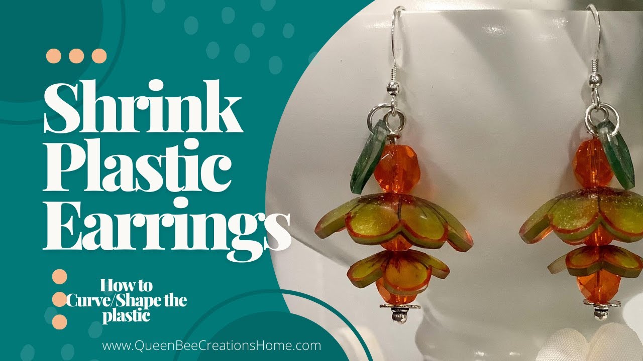 Making Earrings from Shrinky Dink Plastic
