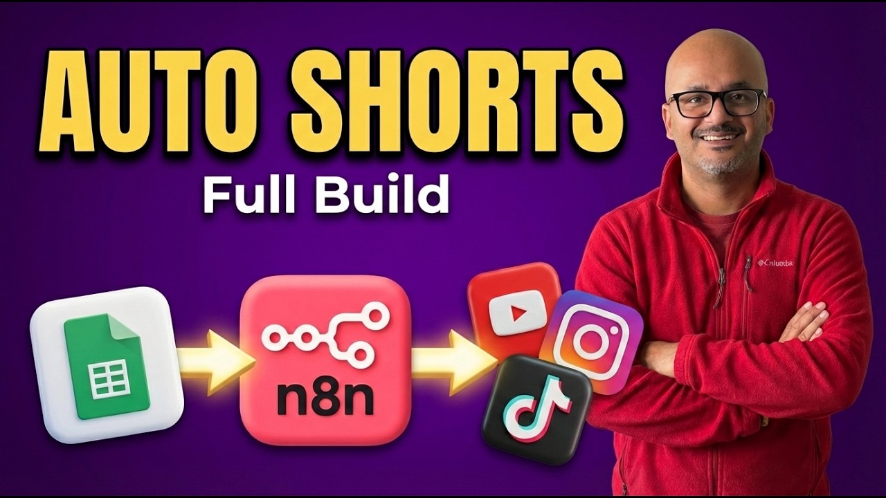 Build Your First Faceless YouTube Automation With n8n | TikTok - Instagram Reels Automation