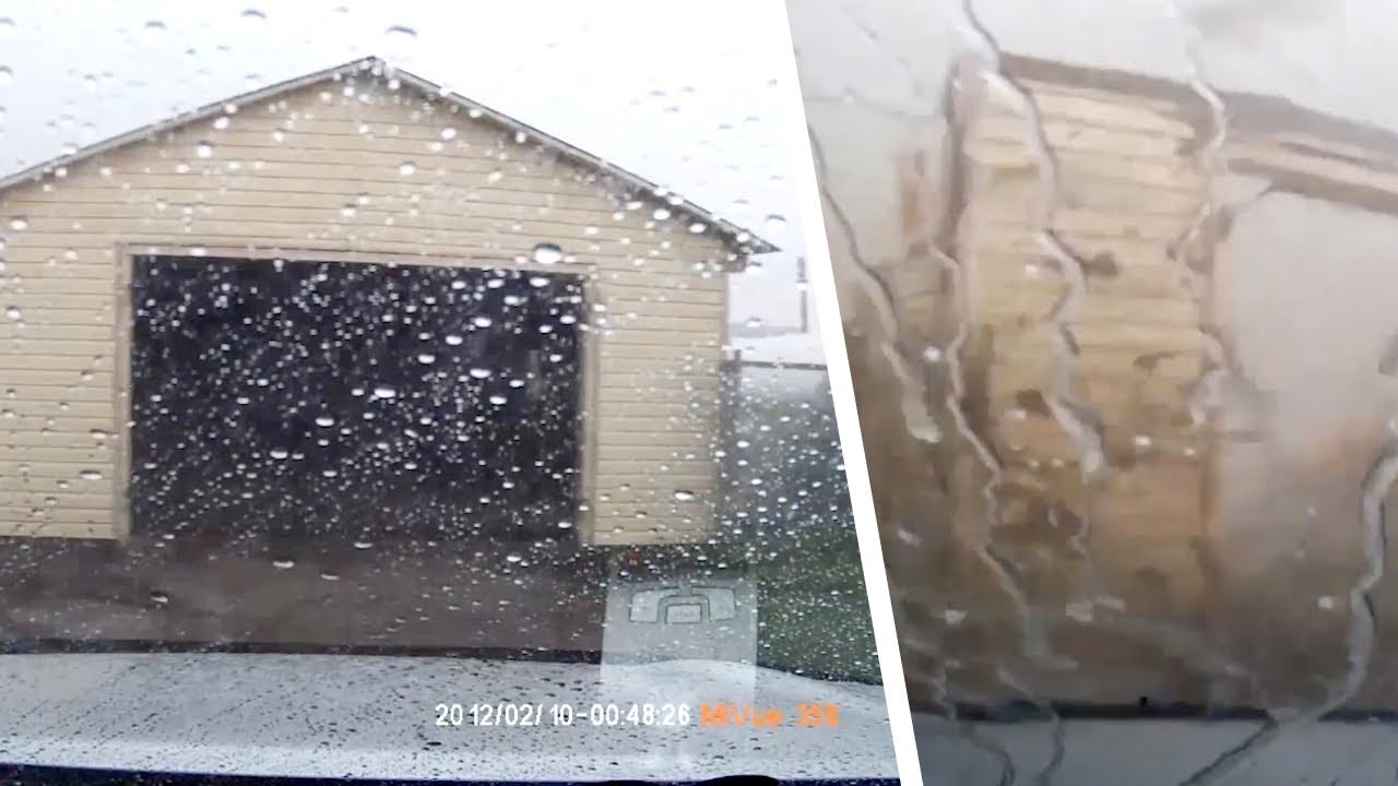 Dash Cam Catches Tornado On Film, Seconds Before It Hits This Man's Home!