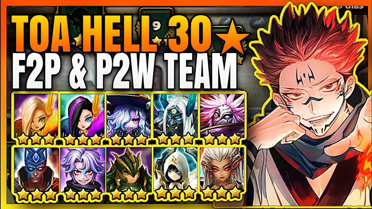 ToA HELL 30★ | Dezembro ~ Janeiro | Summoners War