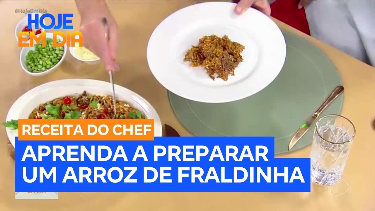 Receita do Chef: Aprenda a preparar um delicioso arroz de fraldinha