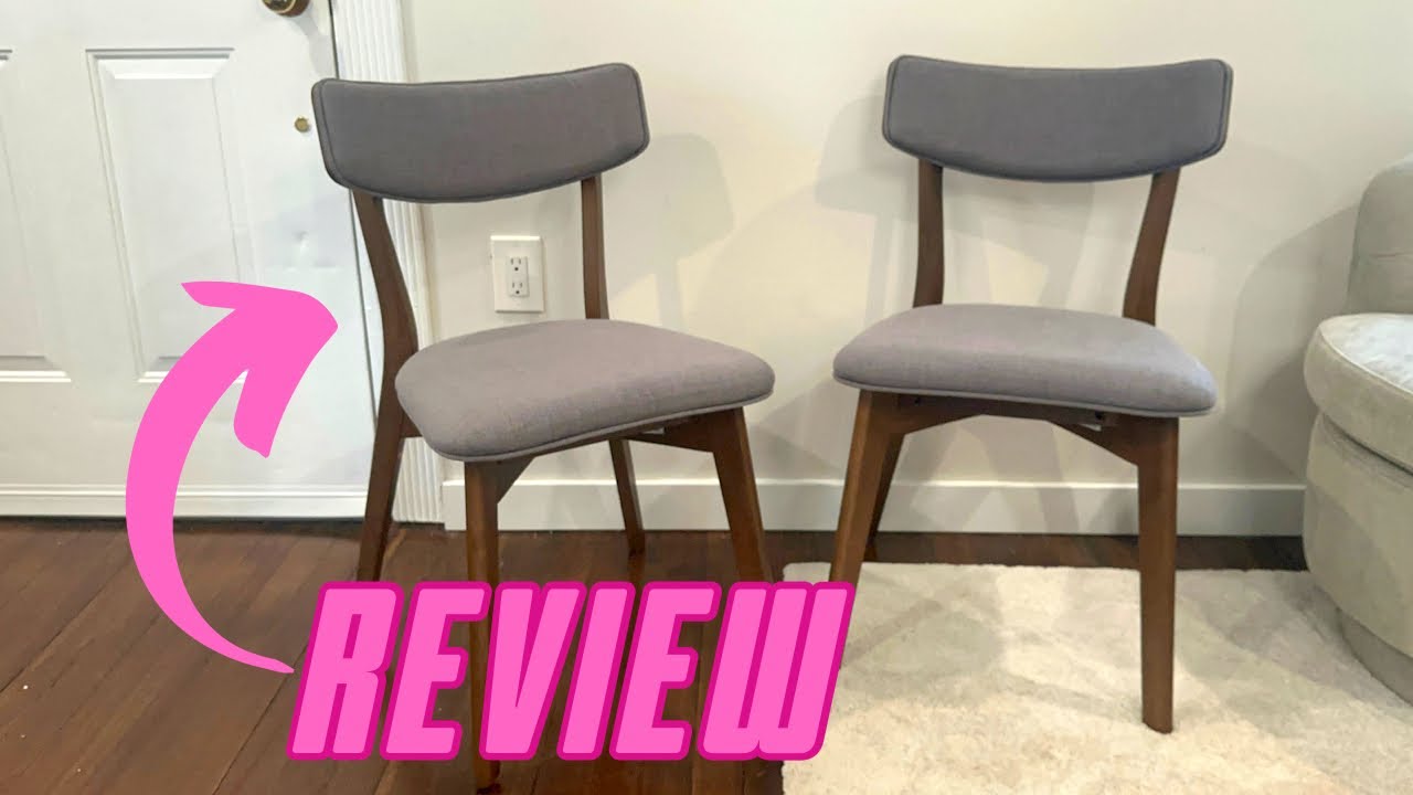 Amazon Furniture Review: Christopher Knight Home Abrielle Mid-Century Modern Fabric Dining Chairs