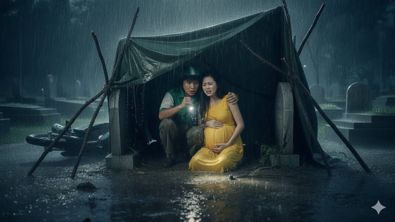 Đỡ Đẻ Cho Người Lạ Giữa Nghĩa Trang Đêm Mưa ,  10 Năm Sau Cô gái trở thành tỷ phú và Yêu Anh Ấy …