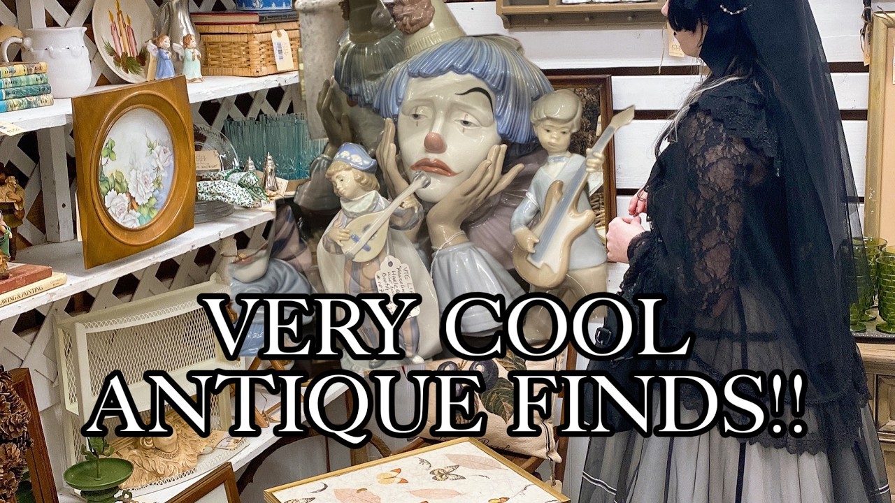 ⊹ ࣪ ˖͙͘͡★ Antique Mall Vlog ⊹ ࣪ ˖͙͘͡★