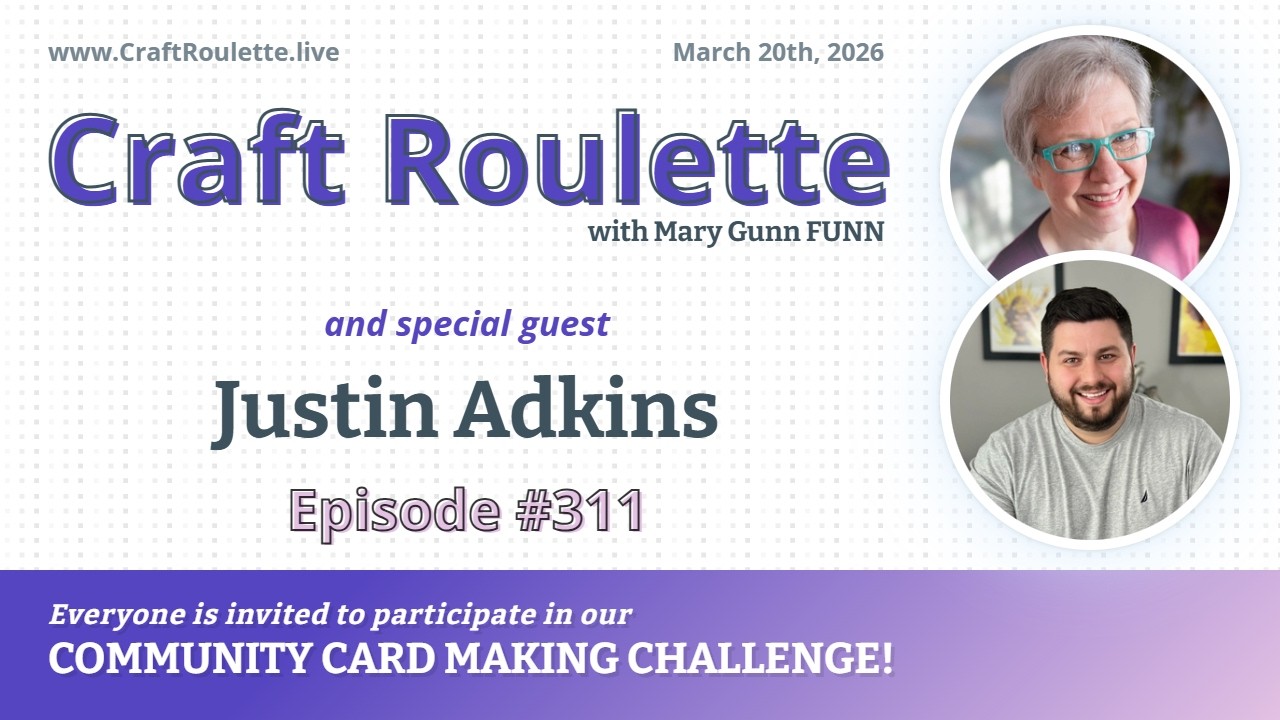 Craft Roulette Episode 311 featuring Justin Adkins (@justanotebyjustin)