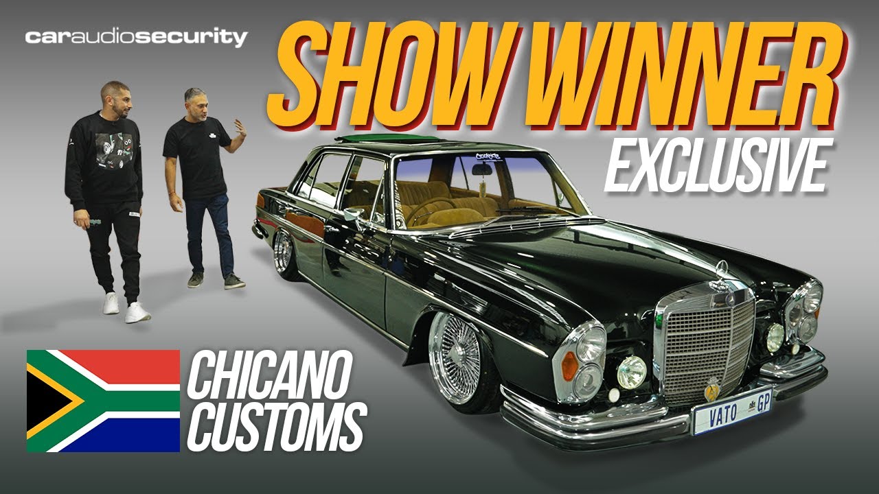 CHIP MOOSA and his stunning 1972 Mercedes W108 Custom built 'VATO' | Car Audio & Security