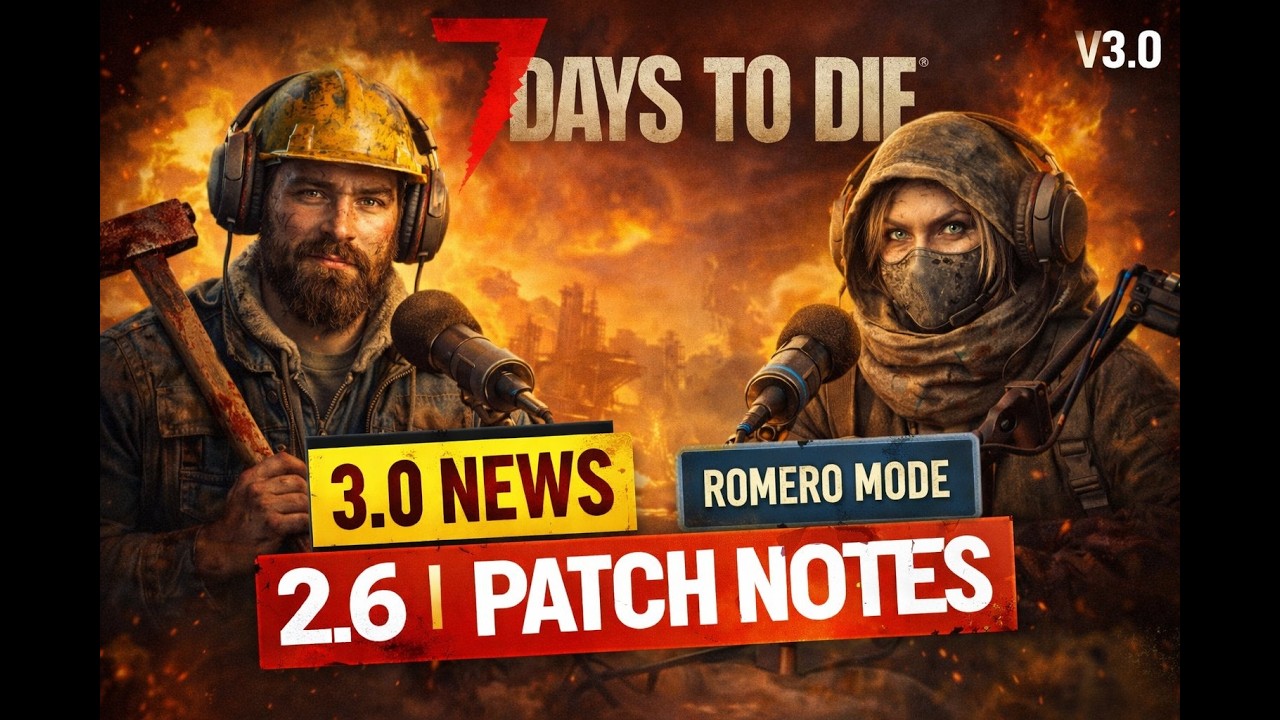🧟‍♂️ 7 Days to Die 3.0 News + 2.6 Experimental Patch Notes | Neuer Screenshot & Romero Mode erklärt
