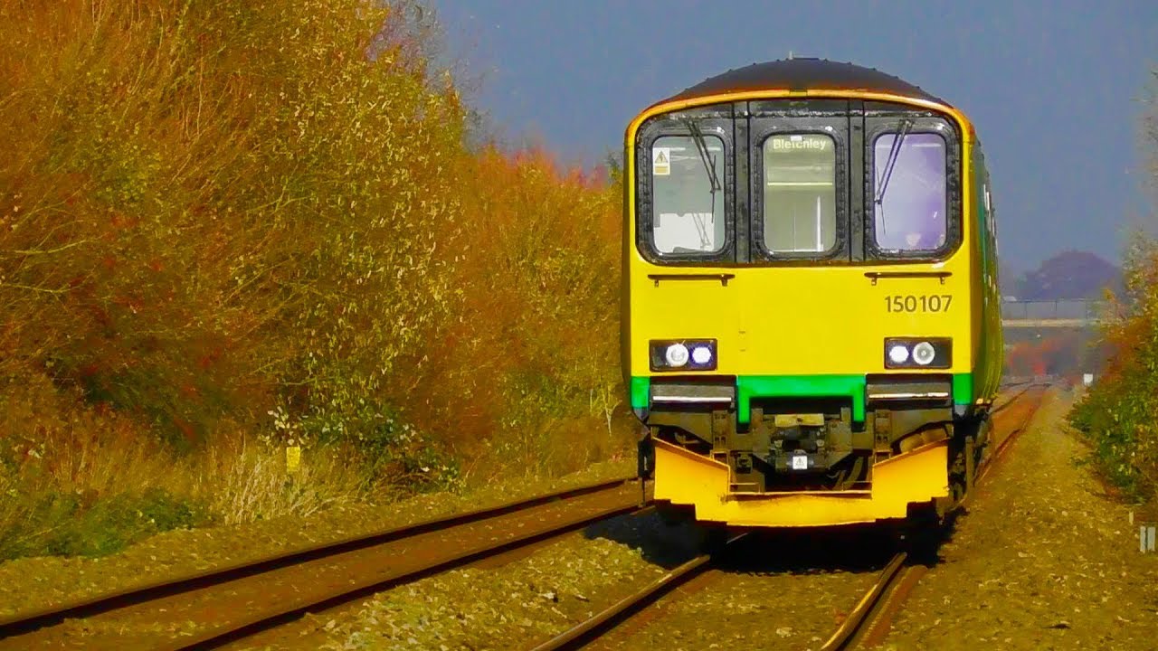 West Midlands Railway 150109 & 150107 At Bedford St Johns & Kempton Hardwick