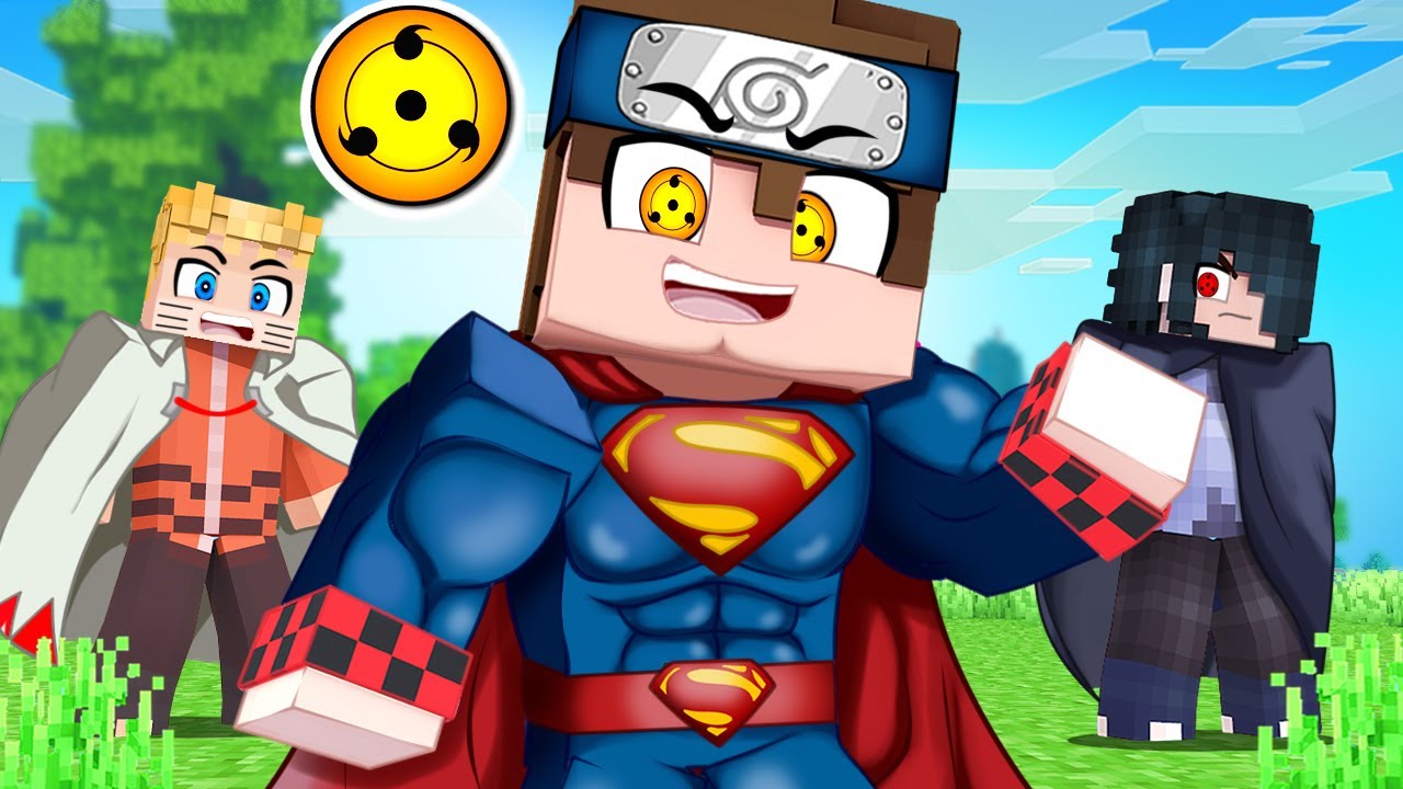 SUPERMAN no MUNDO DE NARUTO MINECRAFT