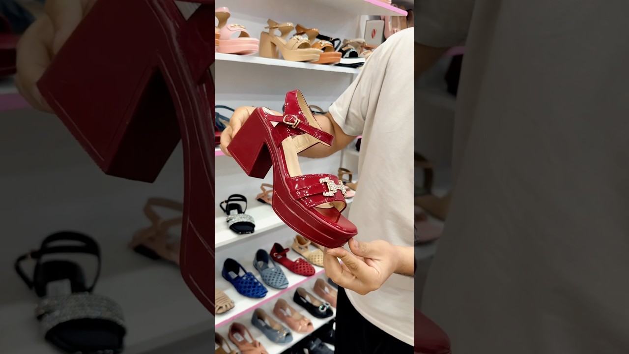 New Ladies Patent Heel Sandal | Stylish Block Heel | Eid Collection 2026 | Mega Shoes Point