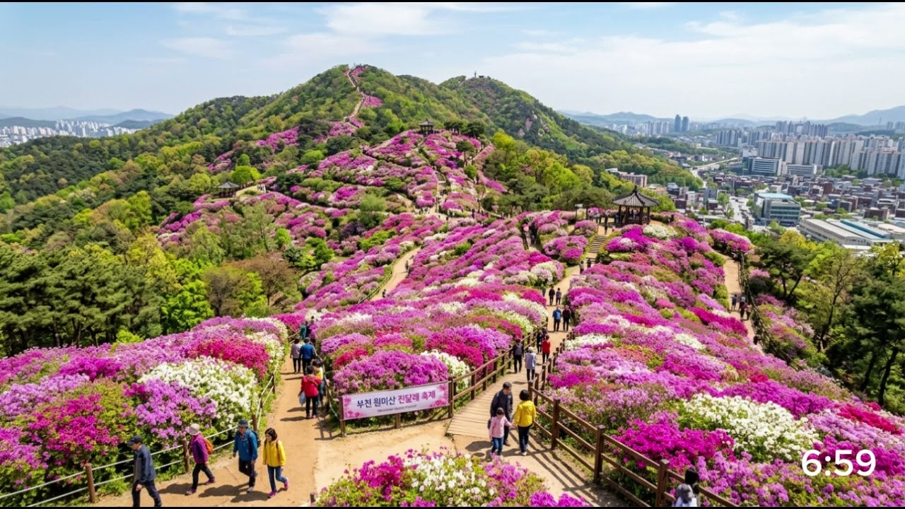 Playlist/진달래꽃 피는 산마루에/The azalea flower blooming on the mountain floor