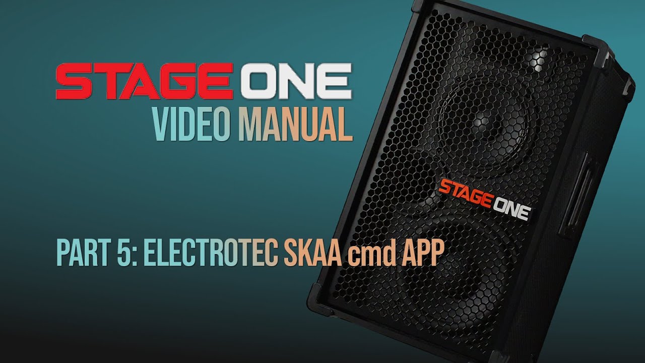 Electrotec STAGE ONE // Part 2: Bluetooth Setup & Volume Controls (Video Manual)