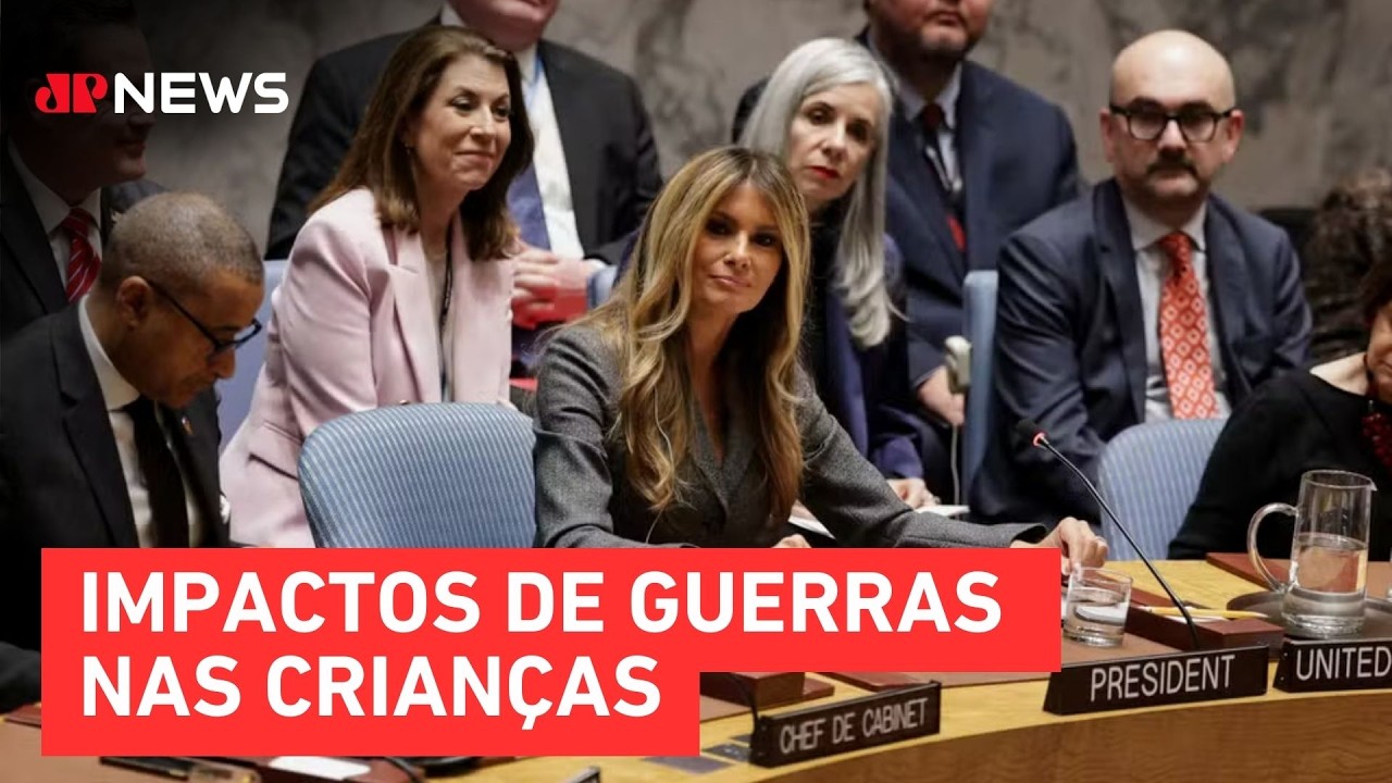 Melania Trump preside reunião da ONU em meio à conflito no Irã