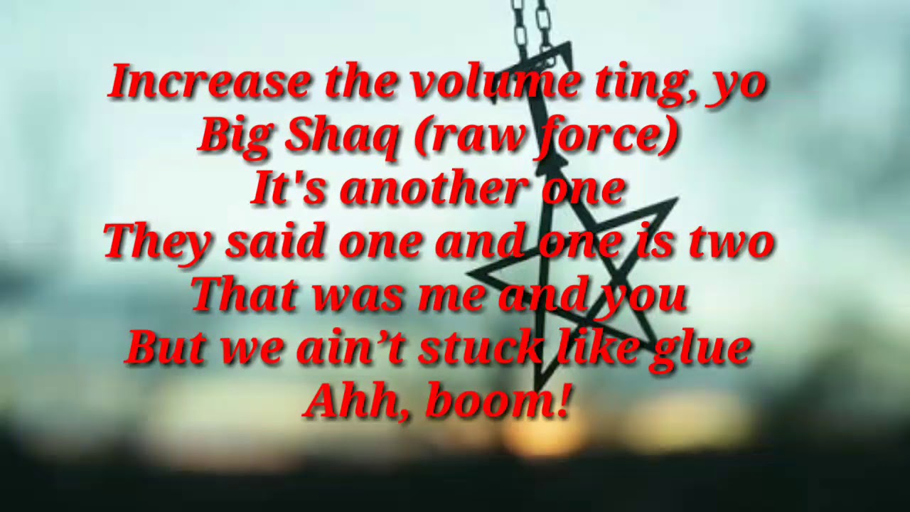 |Man dont dance| Big Shaq lyrics video