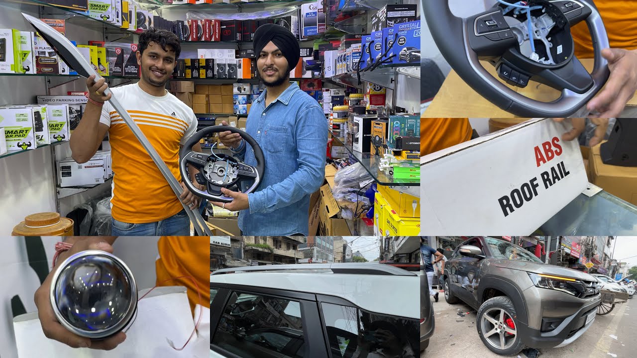 😨 Roof Rail आ गई जिसका इंतज़ार था - New Maruti Brezza Modified 2022 | Roof Rail New Brezza 2022