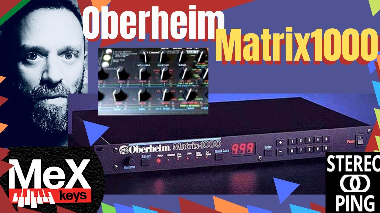 Oberheim Matrix 1000 @stereoping  by MeX @marcoballa (Subtitles)