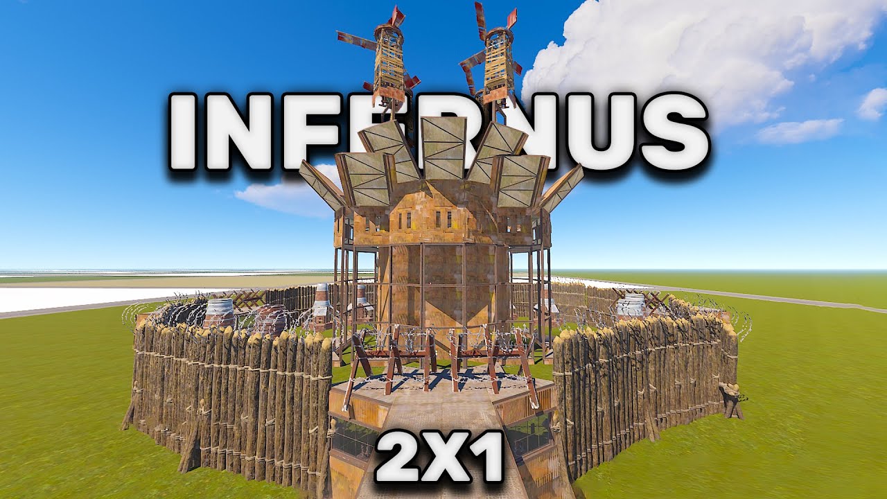 INFERNUS BASE SOLO/DUO/TRIO en RUST