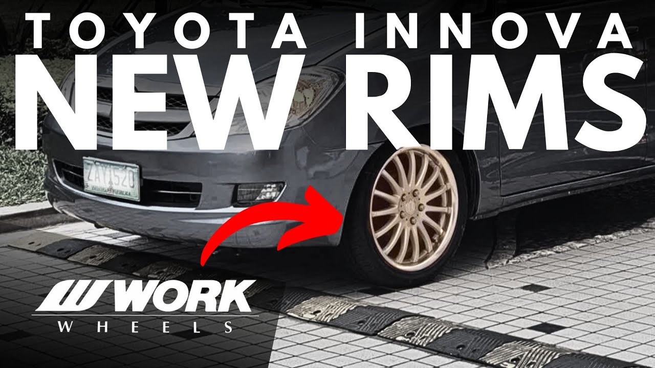 NEW Work Euroline RIMS on TOYOTA INNOVA!