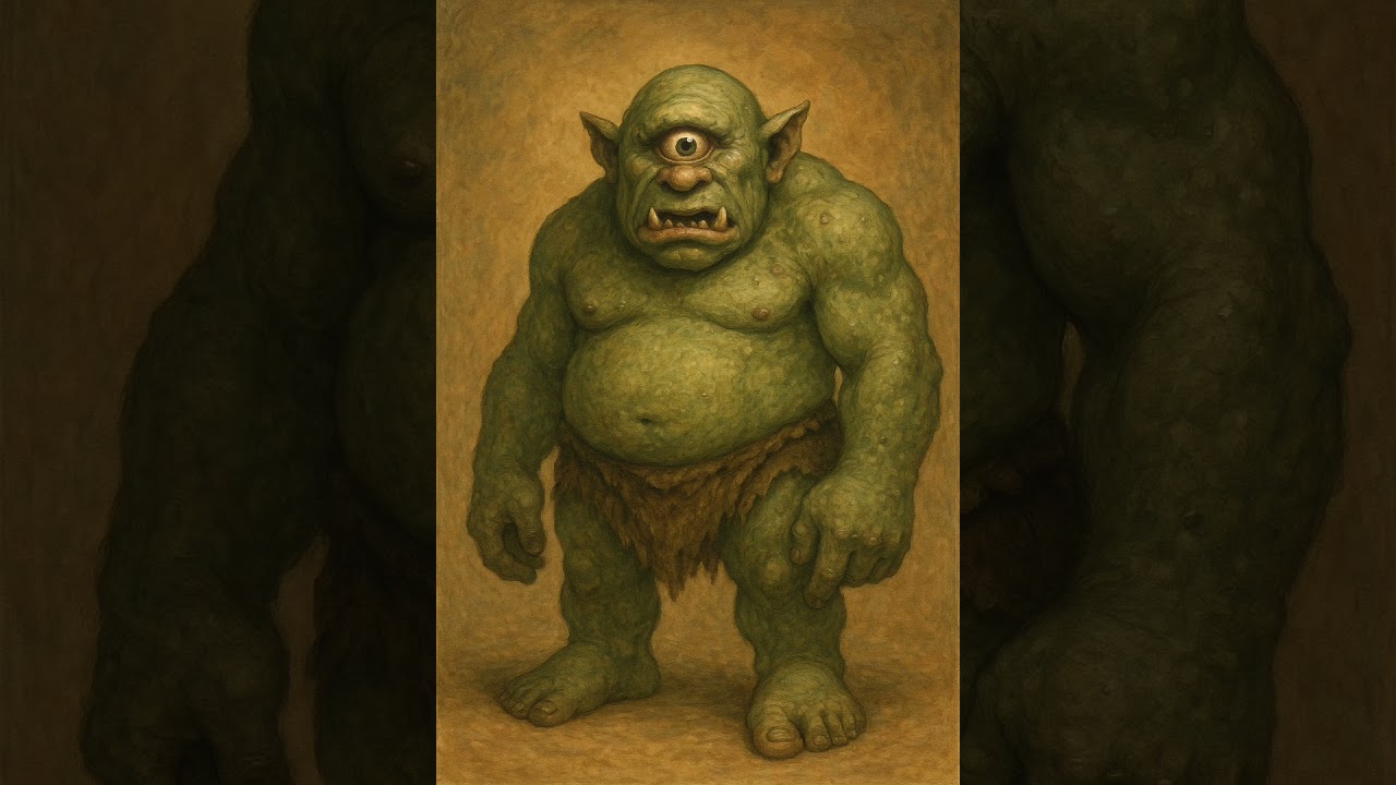 The story a brave girl Nila and the ogre