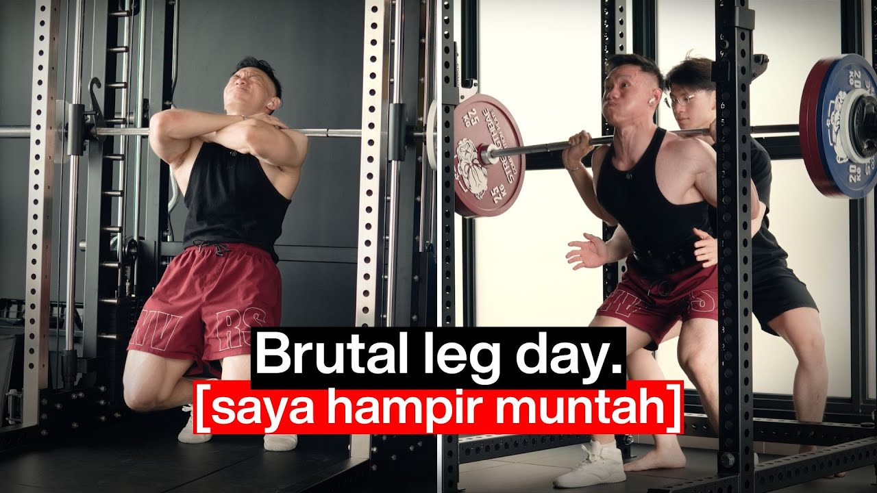 Saya benci latihan kaki.