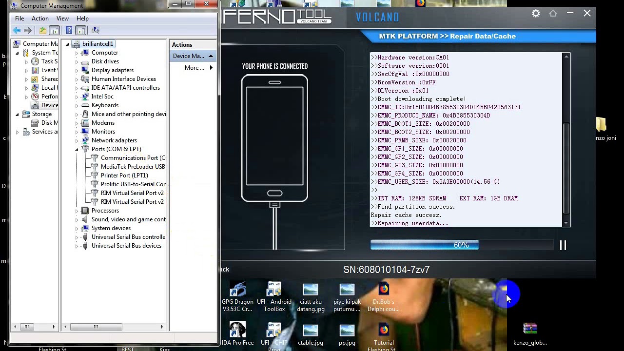 format  lenovo a3500hv via volcano box