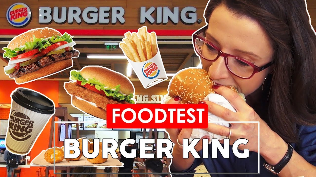 🍔 BURGER KING -  FOOD TEST - CE POTI MANCA?