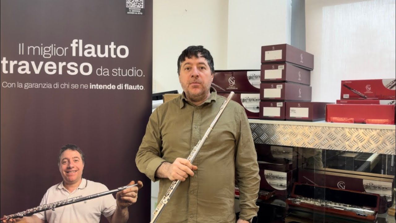 INCREDIBILE Flauto traverso SG SIMONE GINANNESCHI SF0 il più ecomico flauto da studio di qualità.