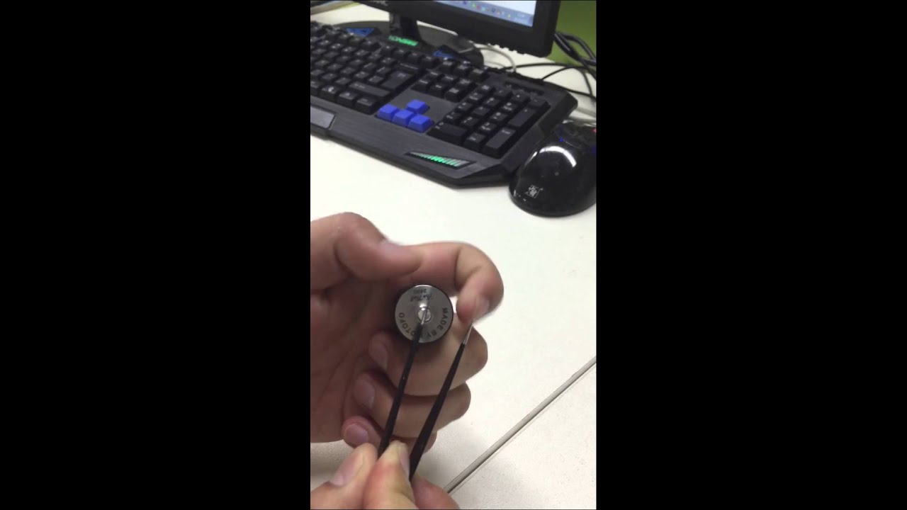 Adjust the contact pin of RDA to fit the Hybrid MOD