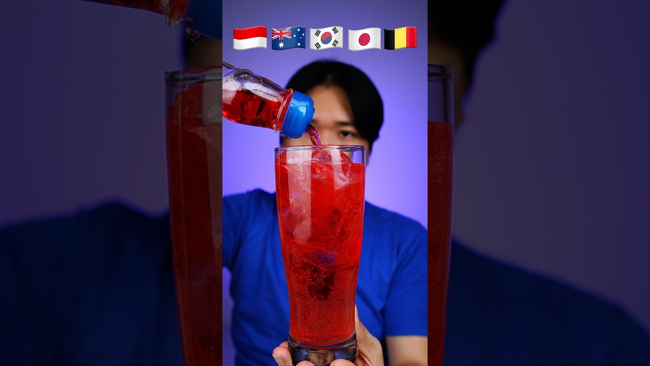 DRINKING SOFT DRINK FROM VARIOUS COUNTRY #asmr #drink
