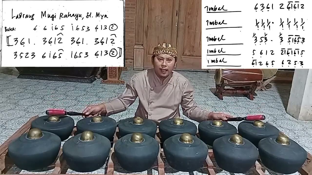 Tutorial Belajar Bermain Bonang untuk Ladrang Mugirahayu