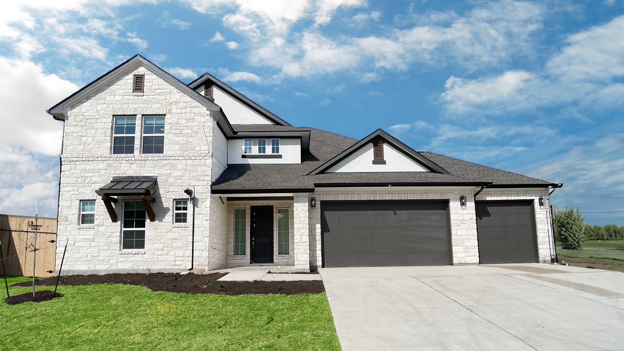 4700+ sq ft Kennedy plan with GFO Homes in the Blackhawk community in Pflugerville, TX