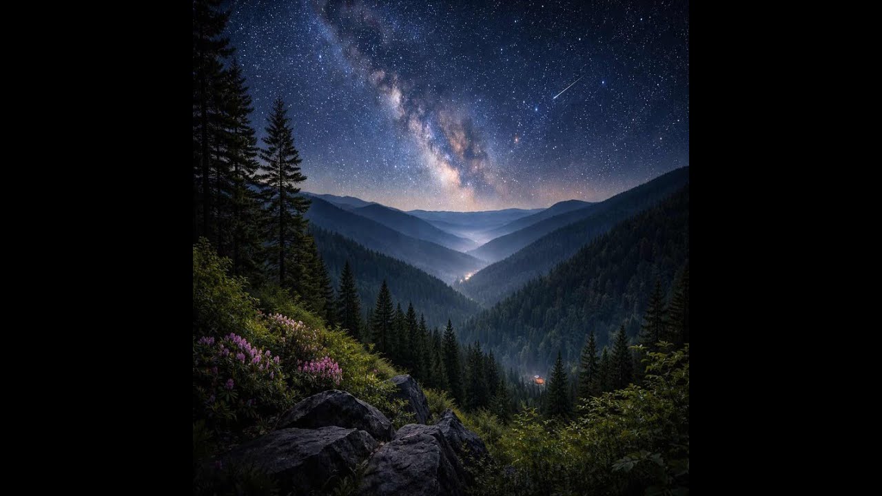 Deep Sleep night Sounds Smoky Mountains #sleep #relax #unwind #wind #crickets #wellness #sleephack