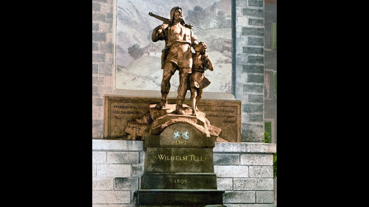 Switzerland ALTDORF home of Wilhelm Tell Statue, 26 Sep 2022