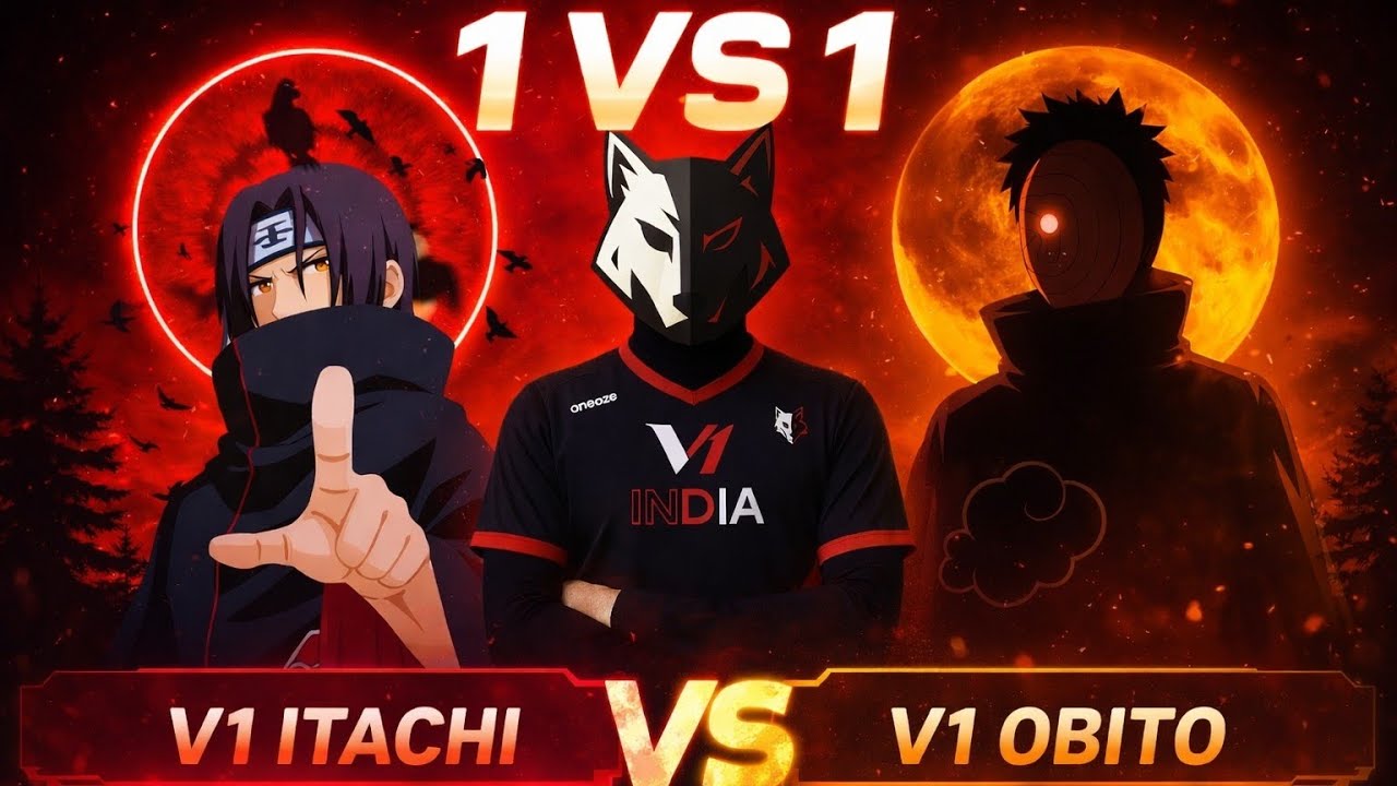 ITACHI vs OBITO | V1 CLASH 💥