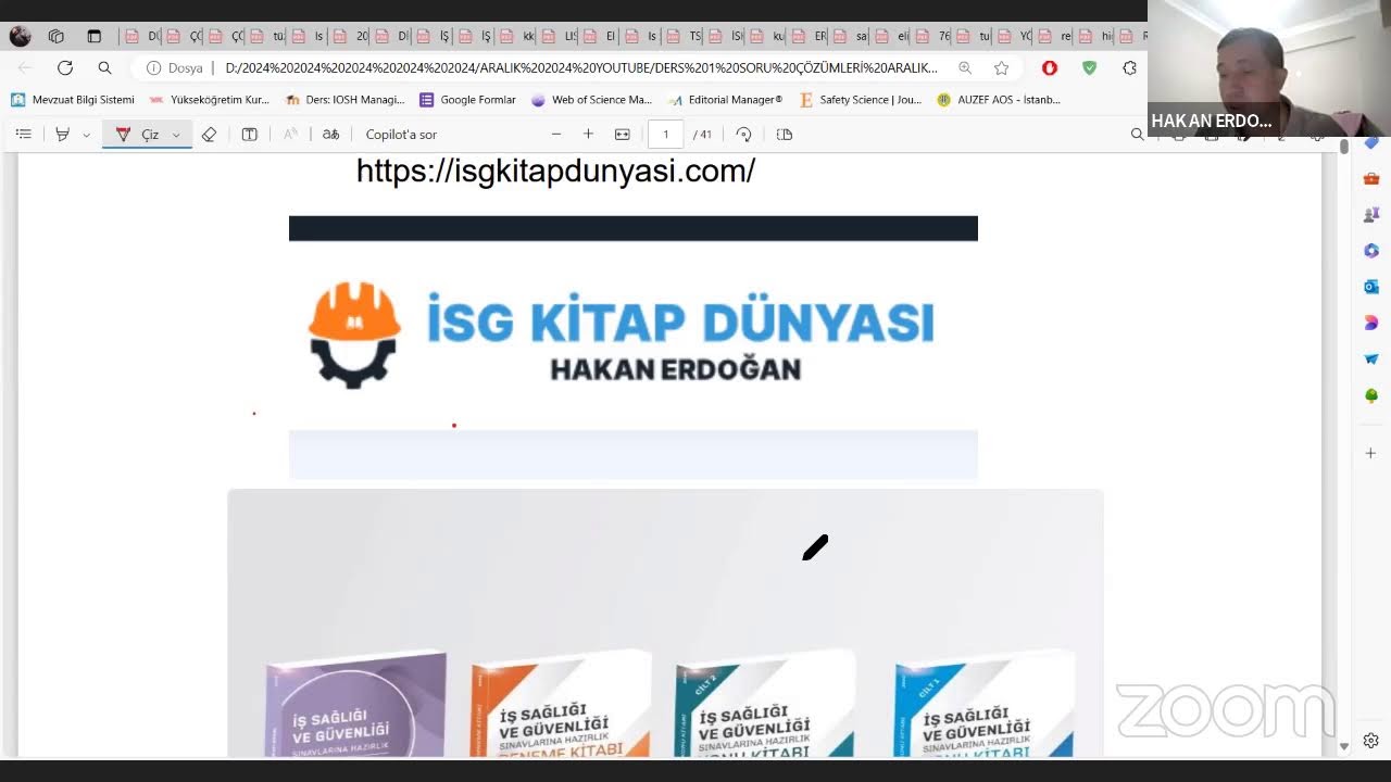 DERS 1 (6331 sayılı Kanun Soru Çözümleri) 2024-2025
