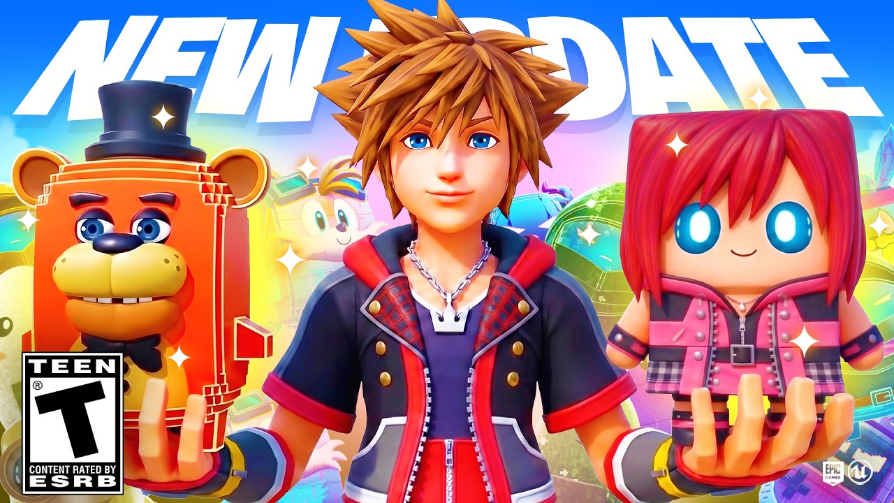 🔴*NEW* FORTNITE UPDATE TONIGHT! (KINGDOM HEARTS, PACK-MAN, & MORE)