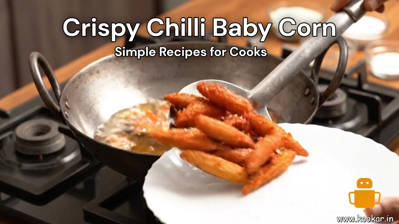 Crispy Chilli Baby Corn | Restaurant Style at Home