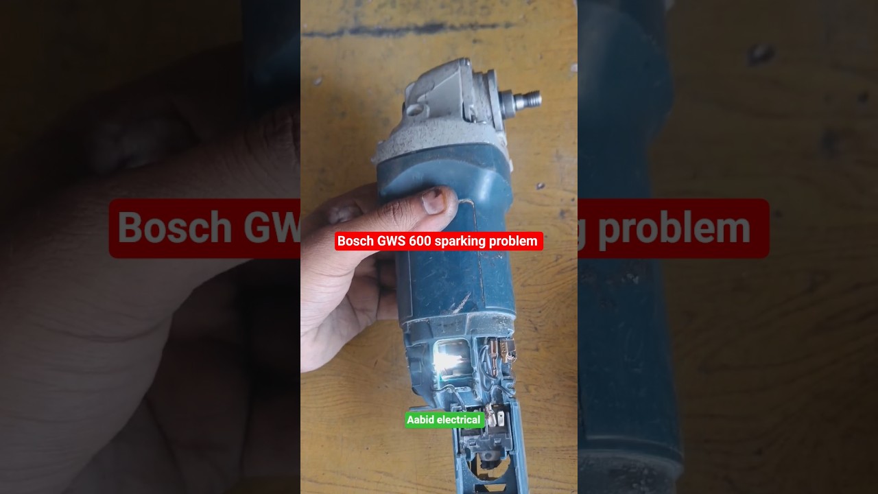 "Bosch Grinder GWS 600 Armature Repair | Smoke, Sparking & FIXED!"