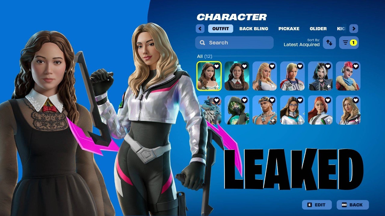 Fortnite ALL LEAKED SKINS AND EMOTES v40.20 UPDATE! (Laufey ICON Skin, Sommerset ICON Skin, MORE!)