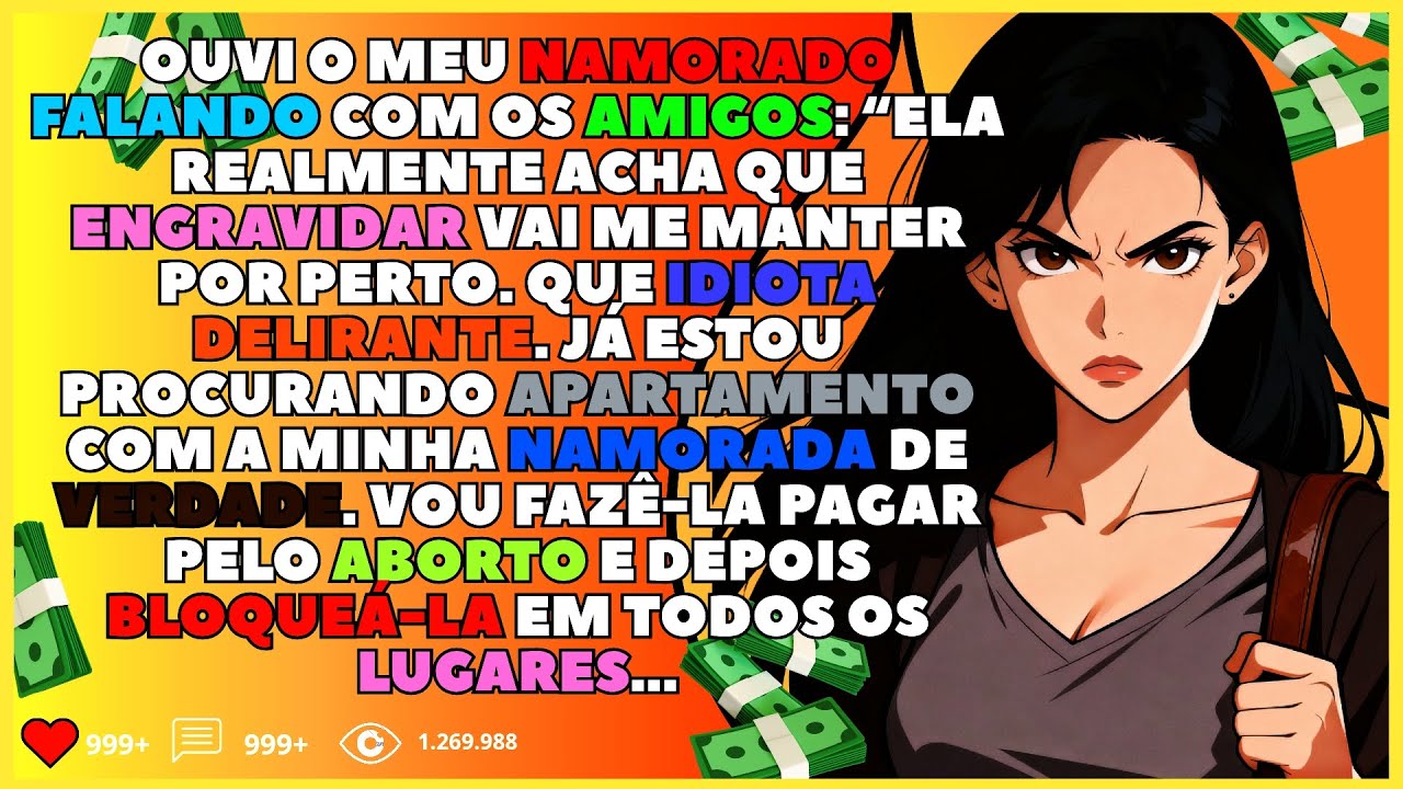 Ela realmente acha que engravidar vai me manter por perto. Que idiota delirante...