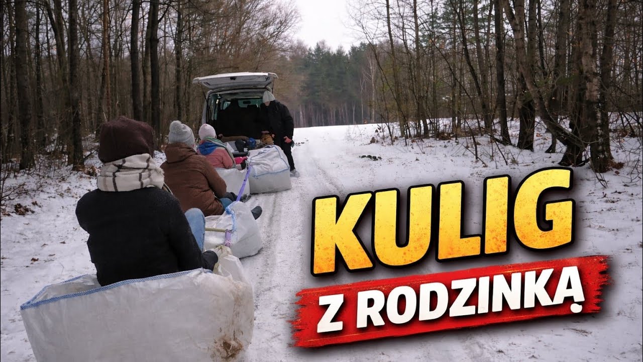 Rodzinny kulig! ❄️ Zimowa przygoda w lesie!!